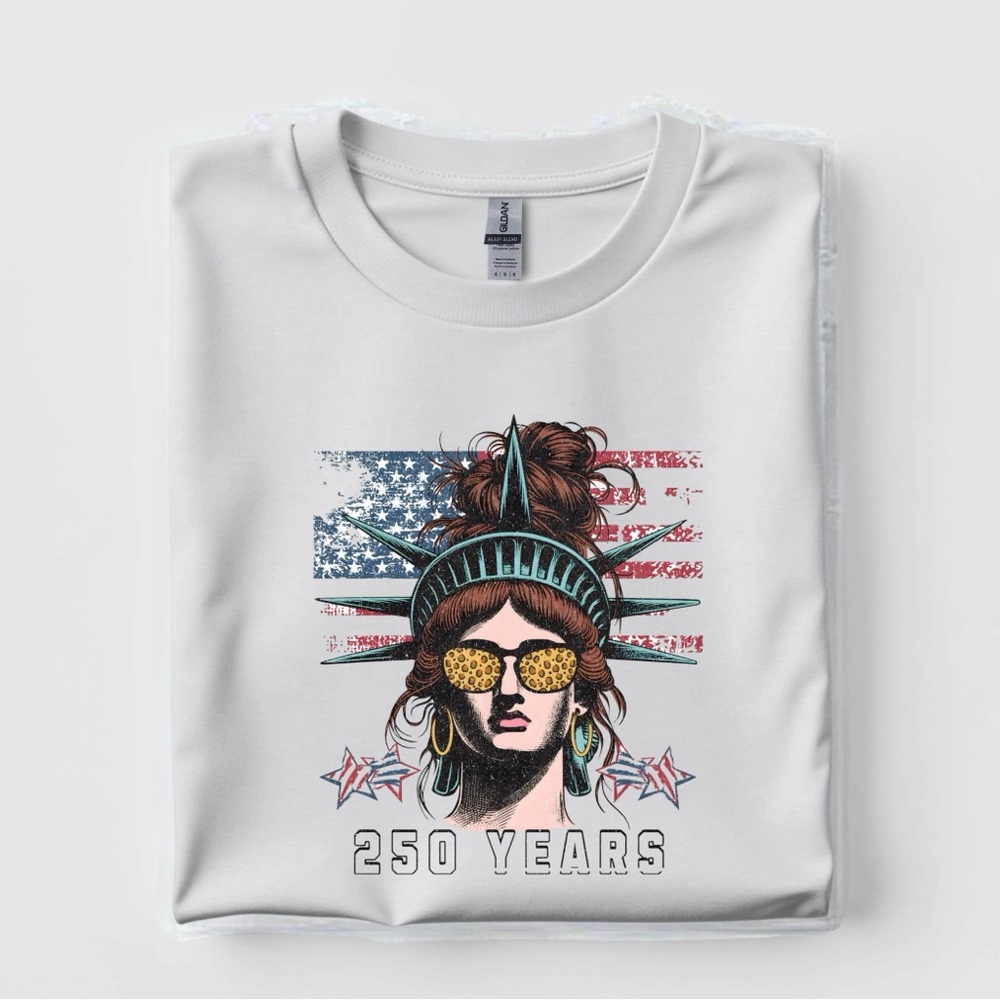 USA Patriotic graphic  250 USA Independence T- shirt New S M L XL unisex